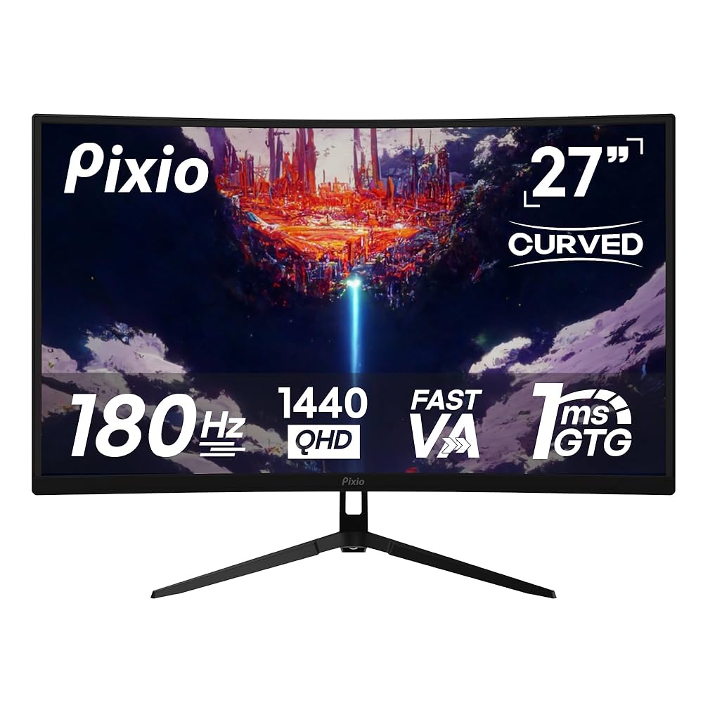 Amazon.com: Pixio PXC278 Wave 27 inch 180Hz Refresh Rate QHD